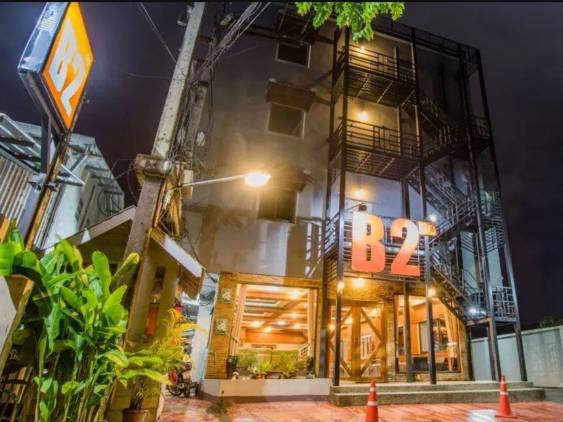 B2 チェンライ ナイト バザール ブティック&バジェット ホテル エクステリア 写真